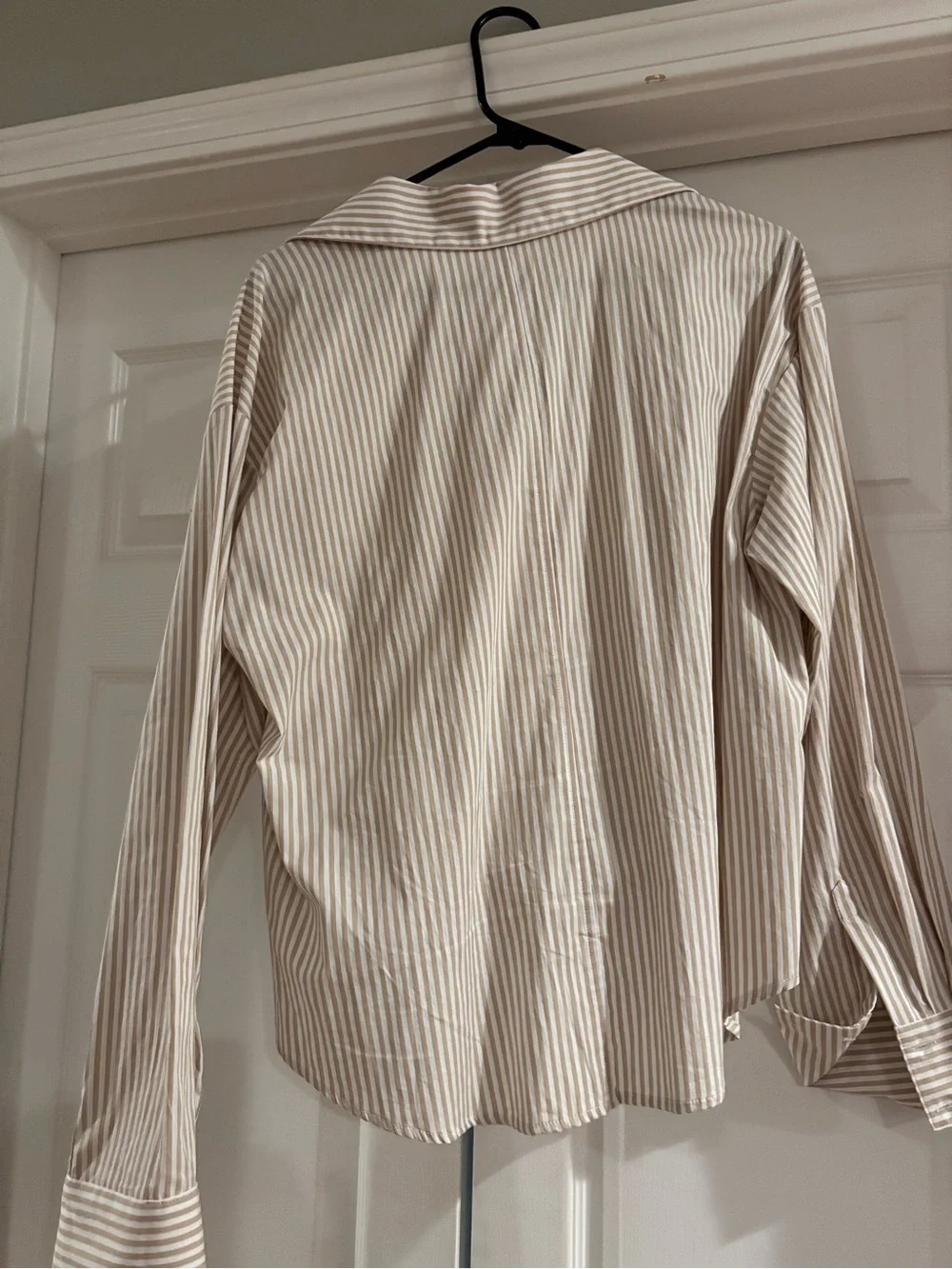 Evereve Mock-Tie-Front Button Shirt